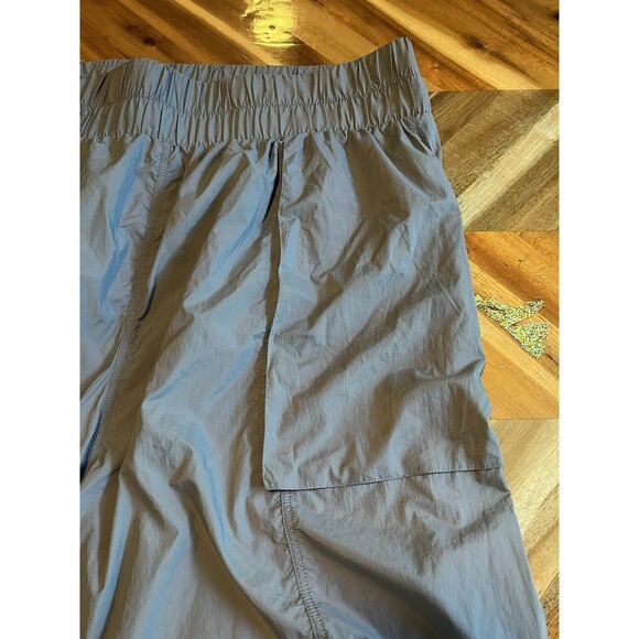 Fabletics Womens Pants Size 4XL Ultra High Waisted Piped Nylon Jogger Gray Nylon - Picture 2 of 7
